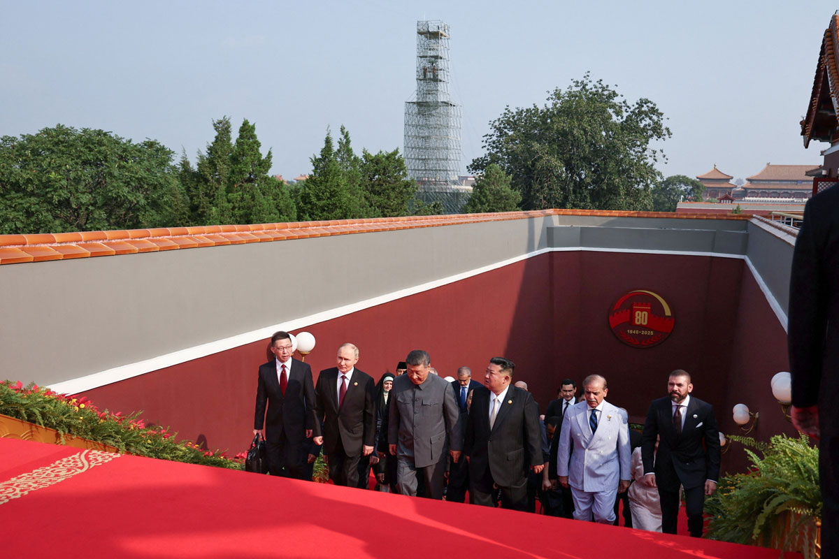 تصاویر: جنگ عظیم دوم میں فتح کی سالگرہ پر چین کی شاندار فوجی پریڈ