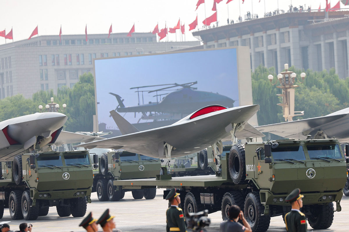 تصاویر: جنگ عظیم دوم میں فتح کی سالگرہ پر چین کی شاندار فوجی پریڈ