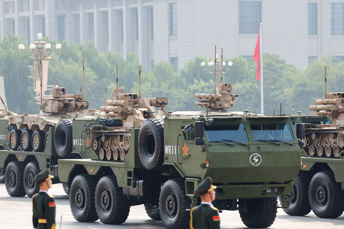 تصاویر: جنگ عظیم دوم میں فتح کی سالگرہ پر چین کی شاندار فوجی پریڈ