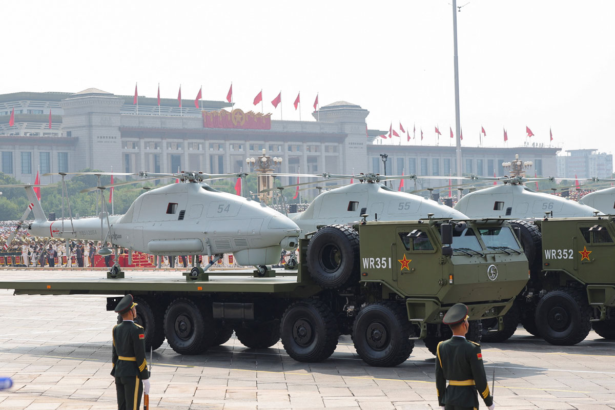 تصاویر: جنگ عظیم دوم میں فتح کی سالگرہ پر چین کی شاندار فوجی پریڈ